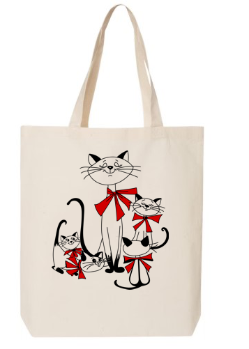 Feisty Cats All Dressed Up Carry-All Tote