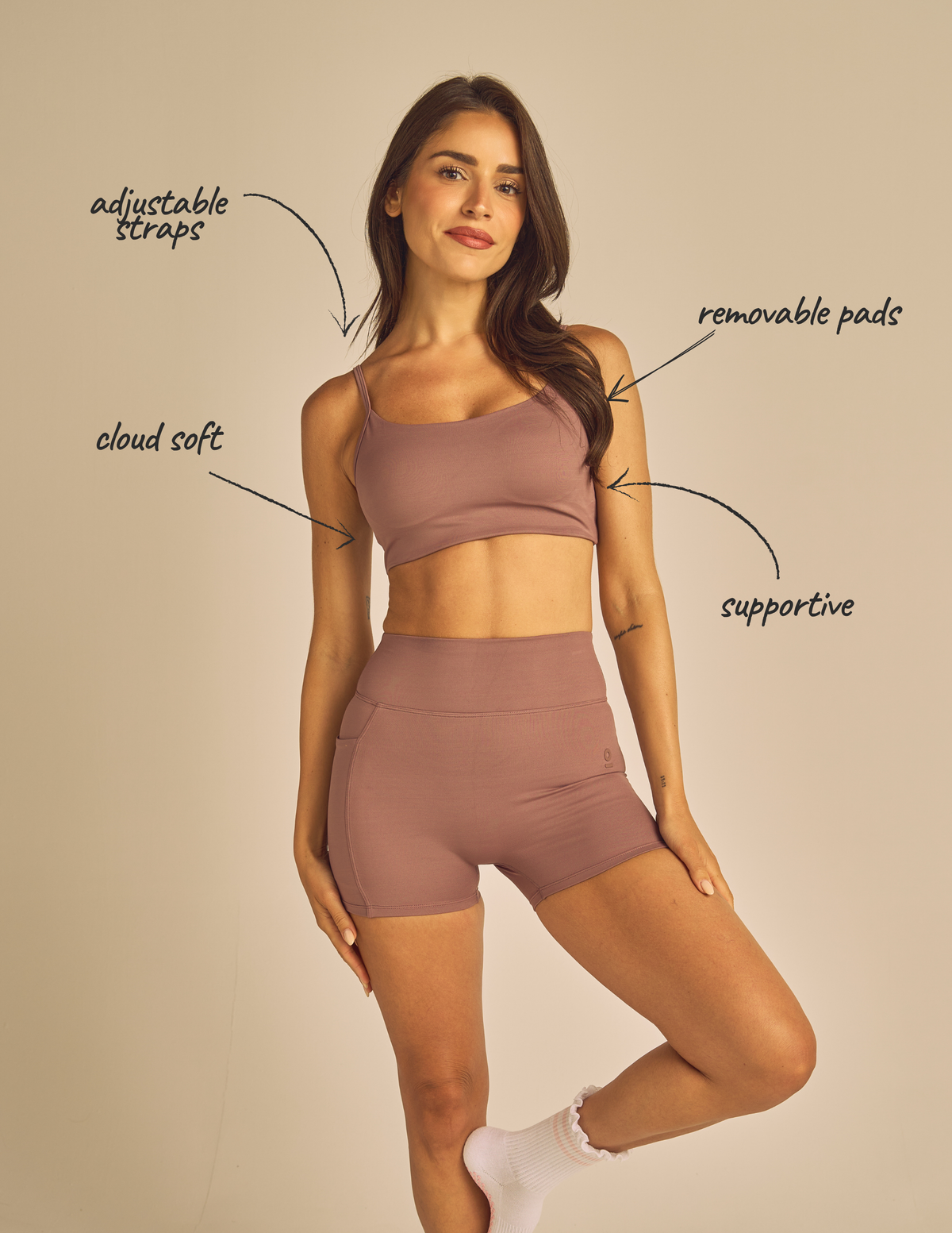 Luxe Compression Sports Bra