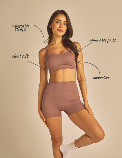 Luxe Compression Sports Bra