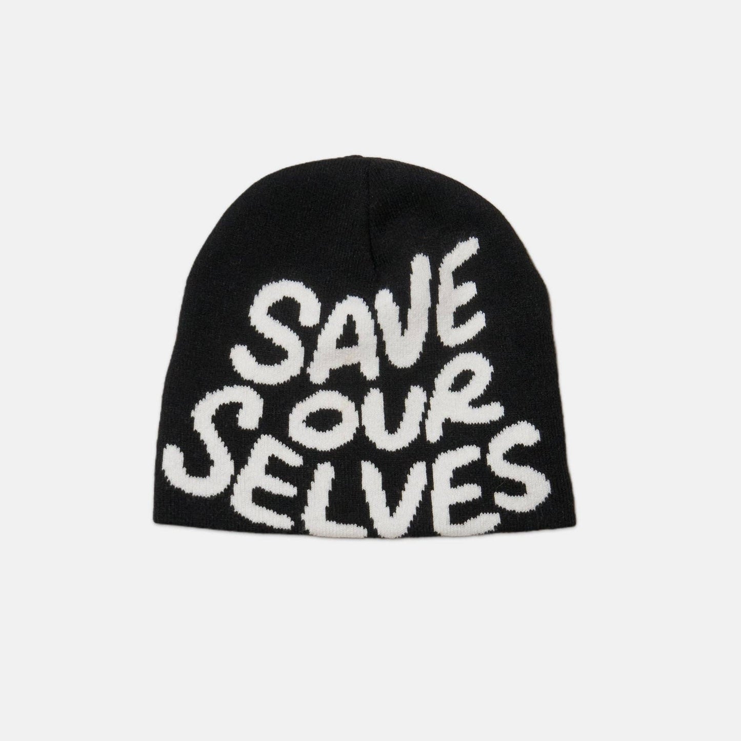 SIDEKICK: Black Knit Beanie