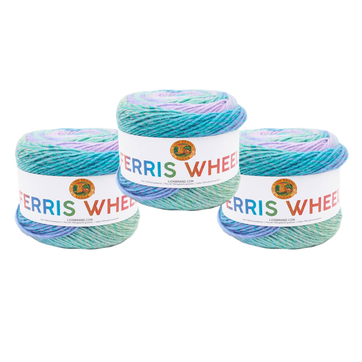 Lion Brand Yarn Ferris Wheel 3 Pack