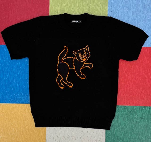 Scaredy Cat Black Sweater