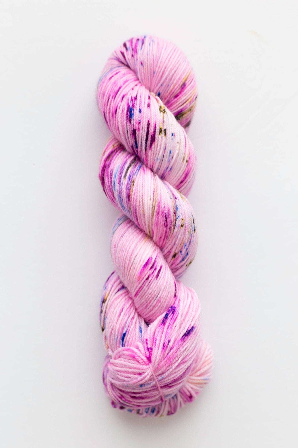 Wild Orchid Hnad Dyed SW Merino Nylon Yarn Indie Dyed