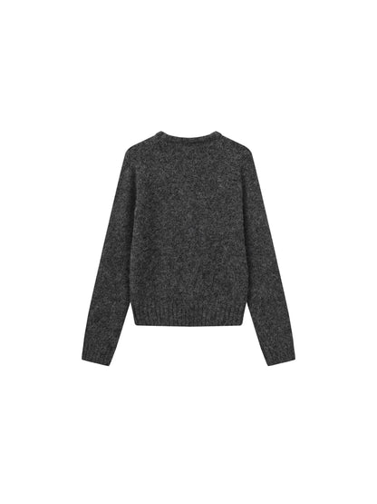 CUBIC Cat Print Wool Blend Sweater