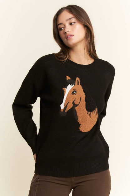HORSE KNIT SWEATER