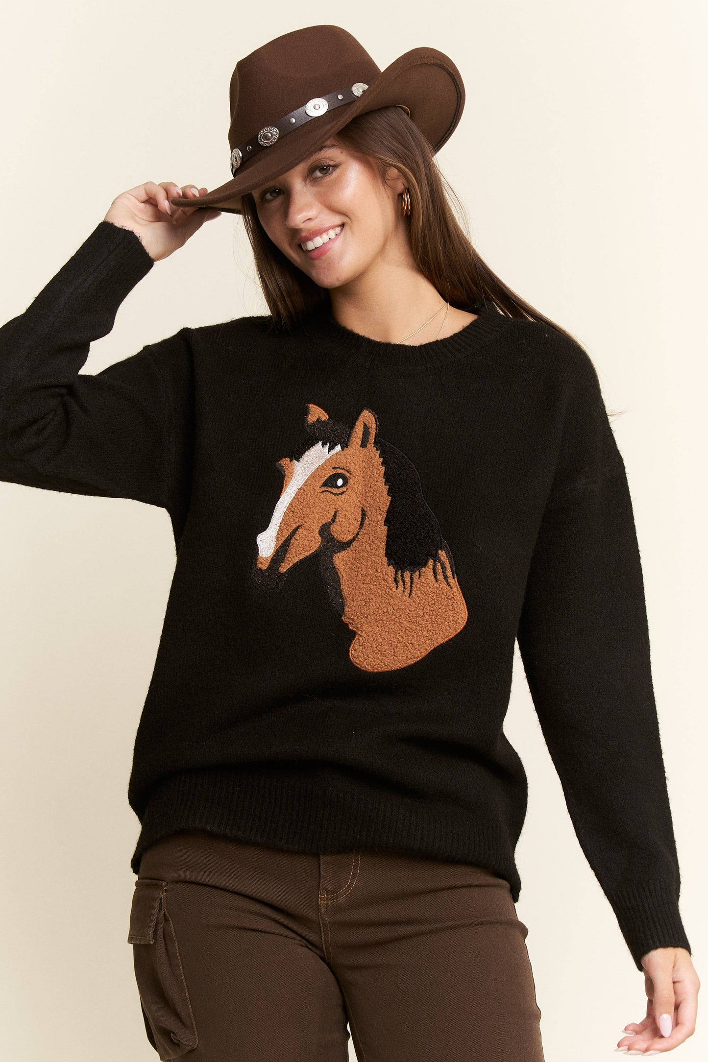 HORSE KNIT SWEATER