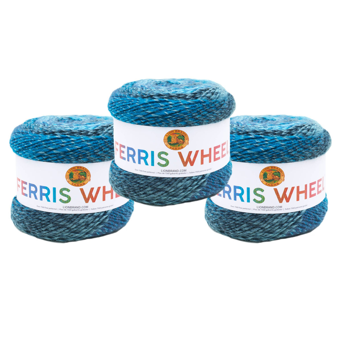 Lion Brand Yarn Ferris Wheel 3 Pack