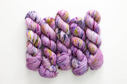 Painted Petals Hand Dyed SW Merino Nylon Yarn Indie Dyed