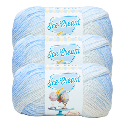 Lion Brand Yarn Ice Cream 3 Pack