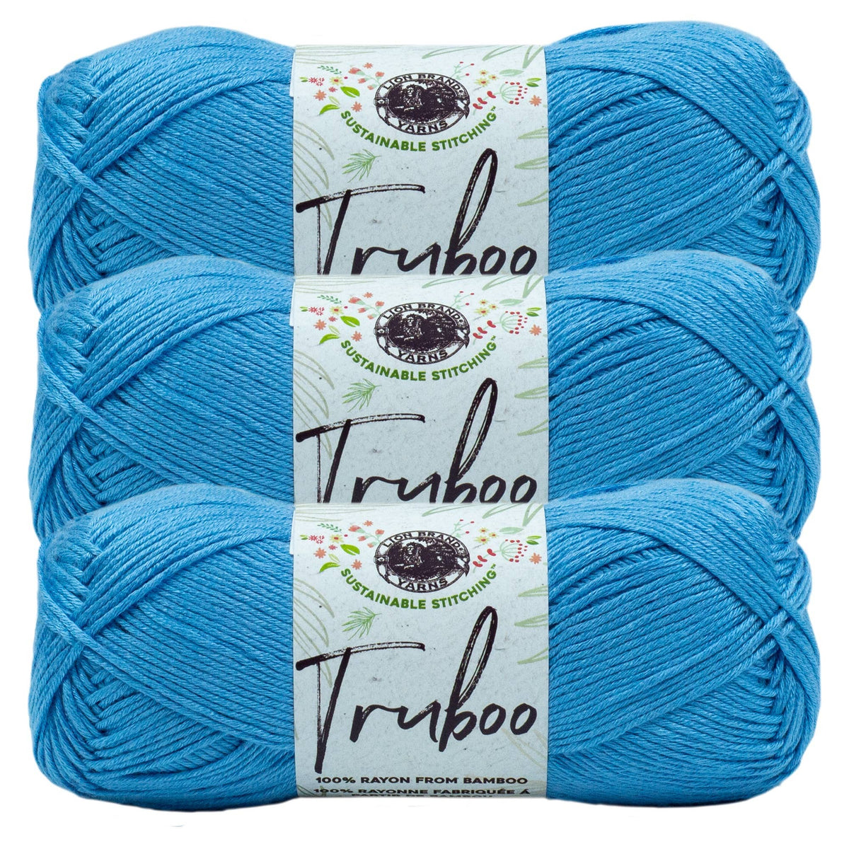 Lion Brand Yarn Truboo 3 Pack