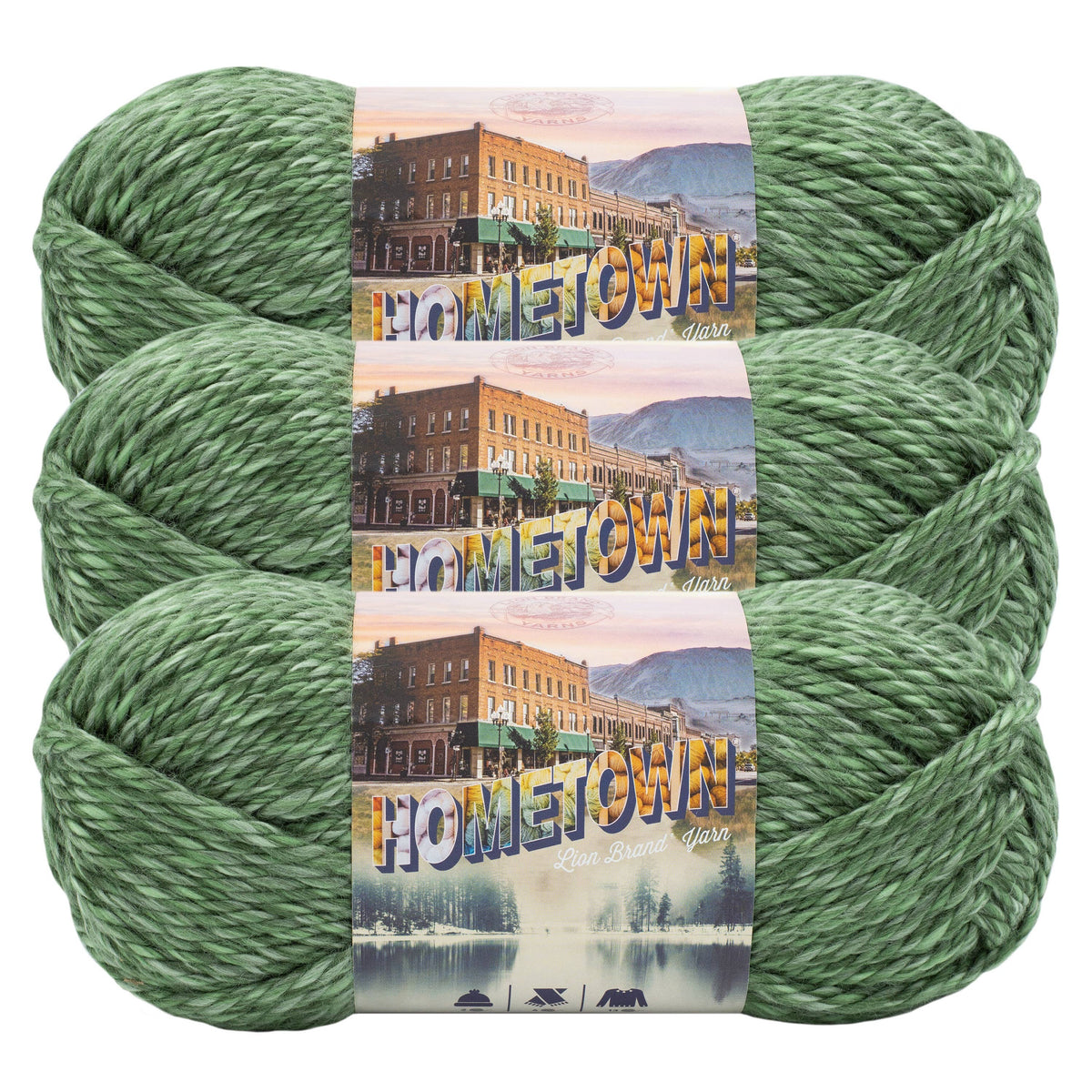 Lion Brand Yarn Hometown 3 Pack
