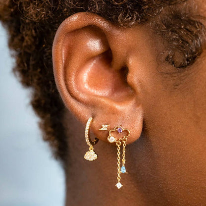 Reigning Clouds Dangle Earrings