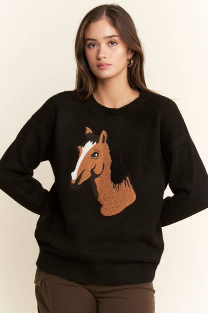 HORSE KNIT SWEATER