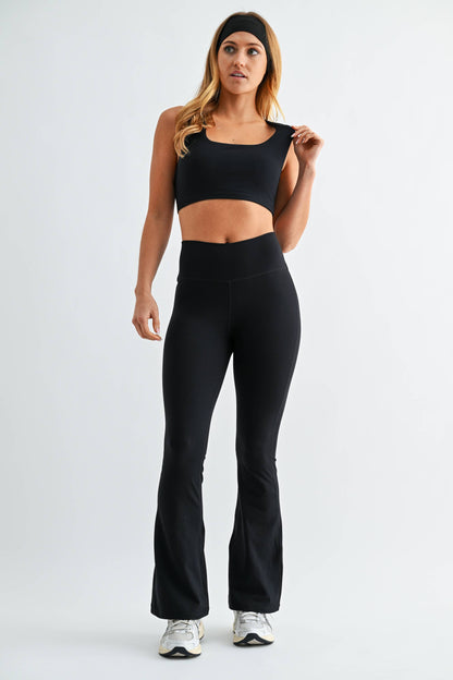 Venice Cloud Light Square Neck Sports Bra