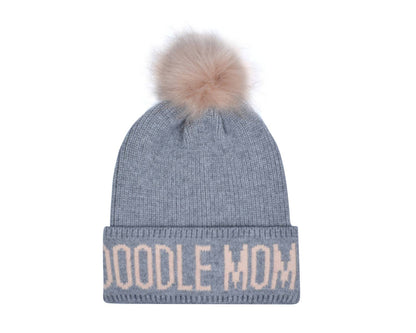 HatPhile Doodle Mom PomPom Knit Beanie – Cozy Toque Stocking for Doodle Lovers